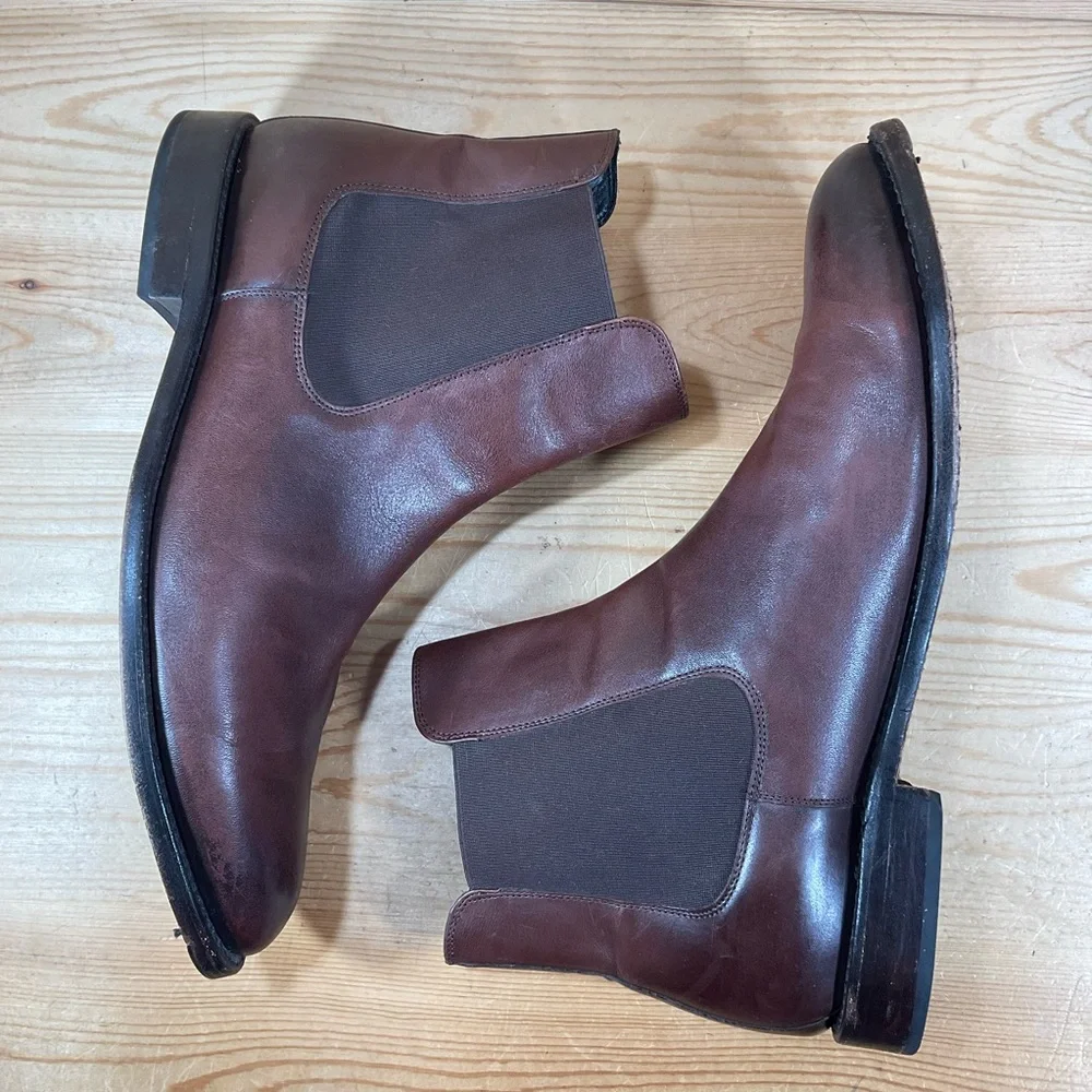 Thursday Boot Co. Cavalier Chelsea Boots Men’s 14 Dark Brown Mahogany Leather
